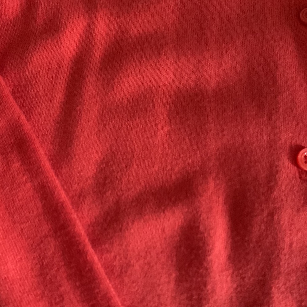 J.Crew orange Caryn cardigan - Picture 4 of 4